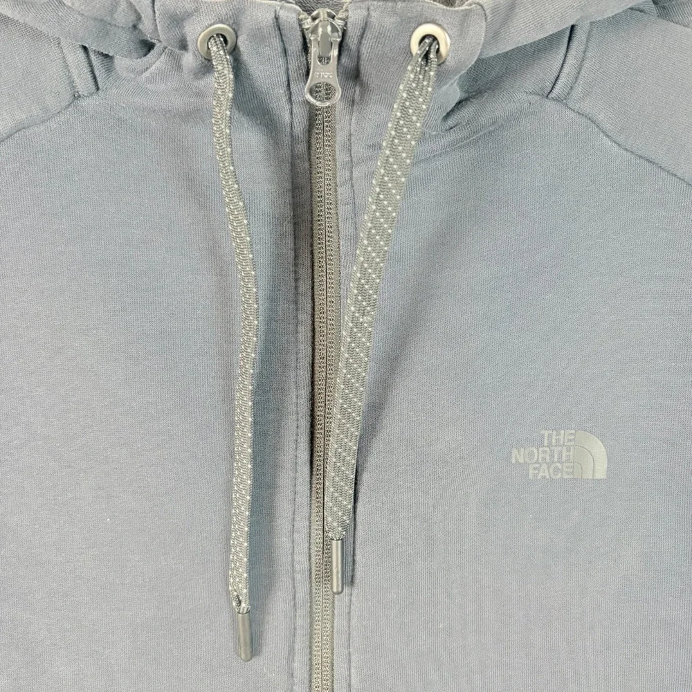 The North Face FlashDry Hoodie Mens Large Grey Good Full Zip Performance Jacket